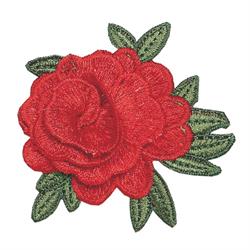 ROSE TESSUTO CON SPILLA MM.45 PZ.6 RED