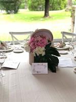 SCATOLA TONDA TESSUTO   AVORIO D.25