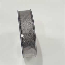 NASTRO TESSUTO LUREX ANIMATO MM.25 MT.20 BLACK SILVER
