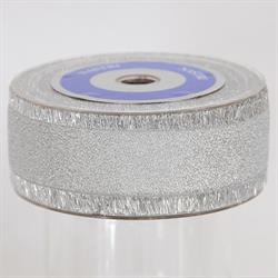 NASTRO LUREX SFRANGIATO MM.40 MT.15 SILVER