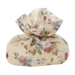 SACCO TESSUTO PRINTEMPS FLOWER CM.22X31X35 FUXSIA