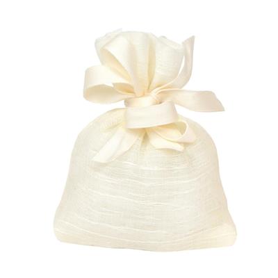 SACCHETTO TESSUTO ELEGANT 10X13 CREAM PZ.10
