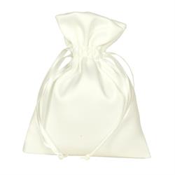 SACCHETTO MATT SATIN CM.12X17 AVORIO