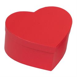 SCATOLA CUORE ROSSO CM.21X21X10 H.
