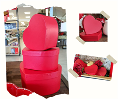 SCATOLA CUORE ROSSO CM. 10 H. 6,5