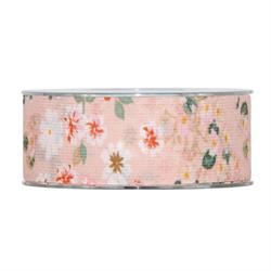 NASTRO COTONE FLOWER MM.40 MT,10 PINK