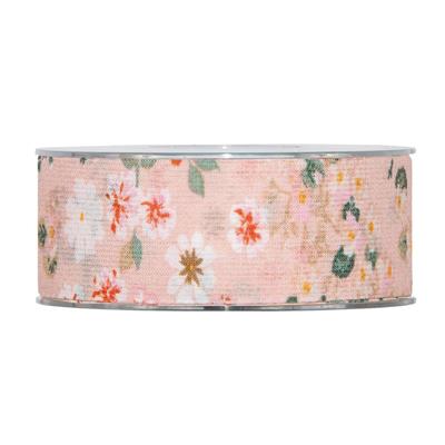 NASTRO COTONE FLOWER MM.40 MT,10 PINK