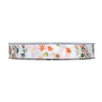 NASTRO COTONE FLOWER MM.15 MT,10 WHITE