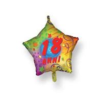 PALLONE FOIL STELLA 18  ANNI CM.45