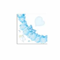 TOVAGLIOLI 33X33 3 VELI BENVENUTO CELESTE PZ.20