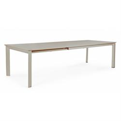 TAVOLO KONNOR CM.200/300X110 TORTORA