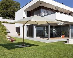 OMBRELLONE SBALZO DALLAS 3X4 ALLUM. C/BASE GIREVOLE