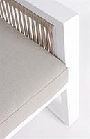SET DIVANO CAPTIVA ALLUM CORDA BIANCO PZ.4