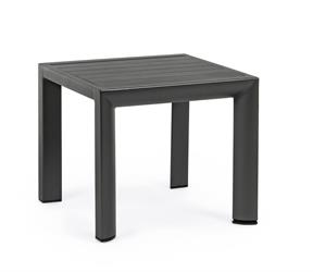 TAVOLINO VICTOR 40X40    ALLUMINIO ANTRACITE