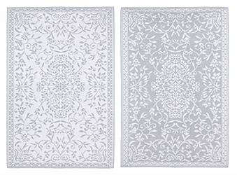 TAPPETO X ESTERNO ANSEDONIA 120X180 BIANCO GRIGIO