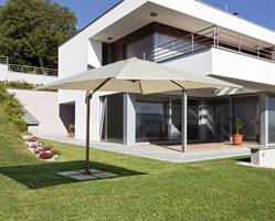 OMBRELLONE SBALZO DALLAS 3X3 ALLUM. C/BASE GIREVOLE