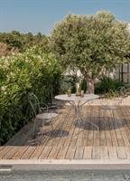 TAVOLO METALLO ETIENNE  D.70 GRIGIO