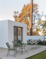 SEDIA C/BRACCIOLI METALLO WENDY VERDE