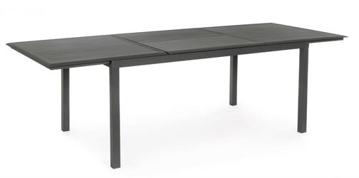 TAVOLO ODD CM.160/240X100 ANTRACITE ALLUMINIO