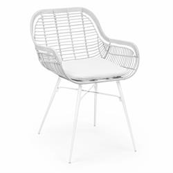 POLTRONA BELISA CON CUSCINO BIANCO