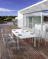 TAVOLO ALL. ALLUNGABILE PELAGIUS 83X80-166 BIANCO