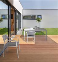 SEDIA CON BRACC. E CUSCINO DARYA BIANCA