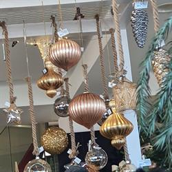 SFERA VETRO DIAM.200 CON LED ETHAN AMBRA