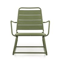 POLTRONA DONDOLO METALLO LILLIAN GREEN FOREST