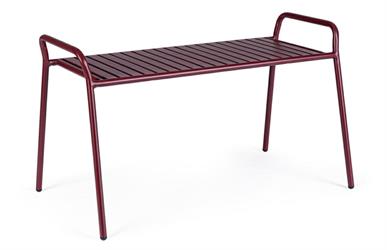 PANCA METALLO DALYA BORDEAUX