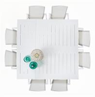 TAVOLO KONNOR QUADRATO  CM.160X110X160 BIANCO