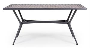 TAVOLO ACCIAIO ZINCATO  PIANO CERAMICA 200X100 BERKLEY