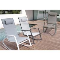 POLTRONA DONDOLO OUTDOOR DEMID BIANCA