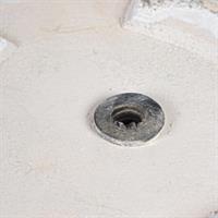 SET 2 CACHEPOT BIANCHI  DECORO FOGLIE D.35 E 28