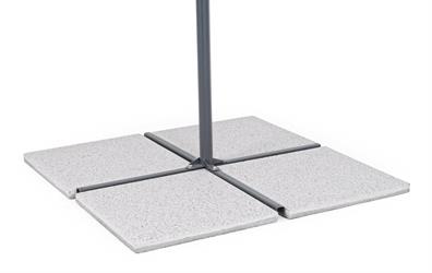 SET 4 MARMETTE 50X50 CEMENTO BIANCO