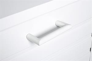 BAULE ALLUMINIO OUTDOOR BIANCO C. RUOTE CM.141