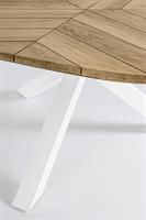 TAVOLO PALMDALE D.160 ALL. E LEGNO TECK