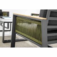 SET DIVANO CAPTIVA VERDE ANTRACITE PZ.4