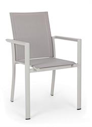 SEDIA CON BRACCIOLI KONNOR TORTORA