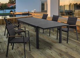 POLTRONA KUBIK TEXILENE ALLUM. ANTRACITE LEGNO