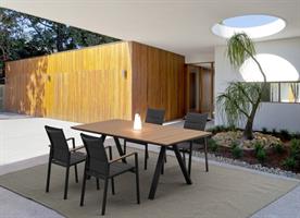 POLTRONA KUBIK TEXILENE ALLUM. ANTRACITE LEGNO