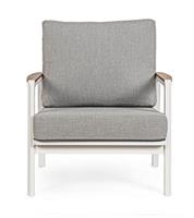 POLTRONA JALISCO BIANCO LEGNO