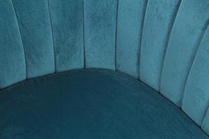 POLTRONA AVRIL VELVET   BLU PAVONE