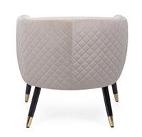 POLTRONA OXFORF VELVET   AVORIO