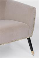 POLTRONA OXFORF VELVET   AVORIO