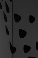 PORTAOMBRELLI METALLO CM.16 H.49 BIANCO NERO