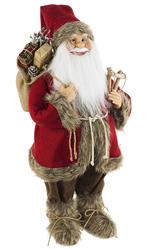 BABBO NATALE ROSSO CON DONI CM.60 IN TESSUTO
