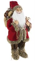 BABBO NATALE ROSSO CON DONI CM.60 IN TESSUTO