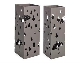 PORTAOMBRELLI METALLO CM.16 H.49 TORTORA MOD.DRIZZLE