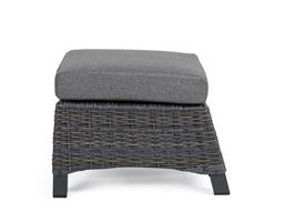 POGGIAPIEDI CON CUSCINO POLIRATTAN BRITTON ANTRAC.