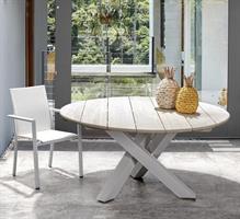 SEDIA CON BRACCIOLI ALLU TEX KONNOR BIANCO